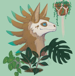 colored sketch headshot